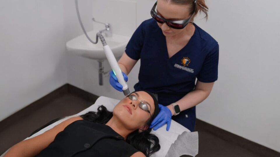 Laser Genesis handpiece skin rejuvenation - Dermatology Clinics Australia