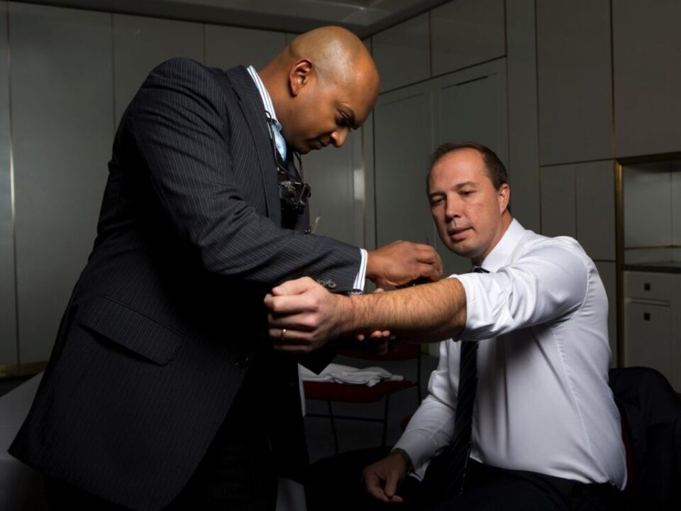 Dermatologist performing skin cancer spot check - Dermatology Clinics Australia